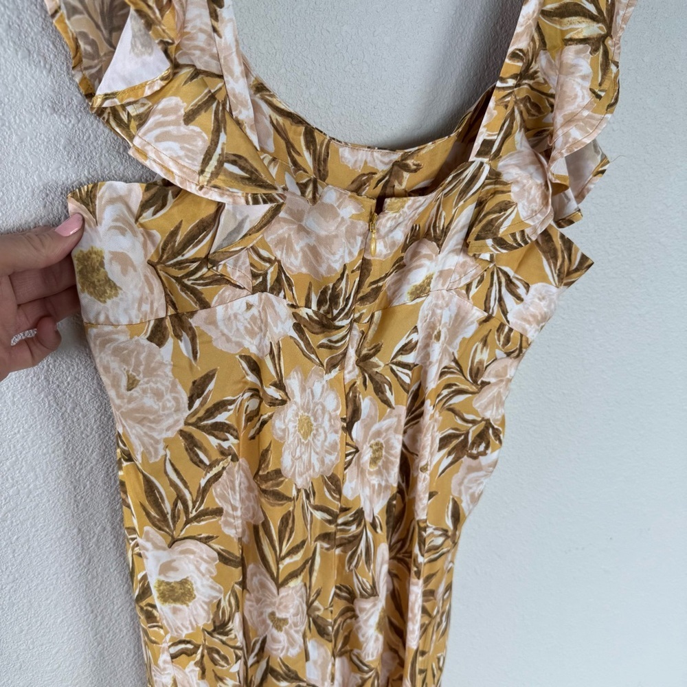 New Madewell Angelina Dress Chamomile Tea Yellow NWT Preppy Casual Women’s 6 - Picture 15 of 16
